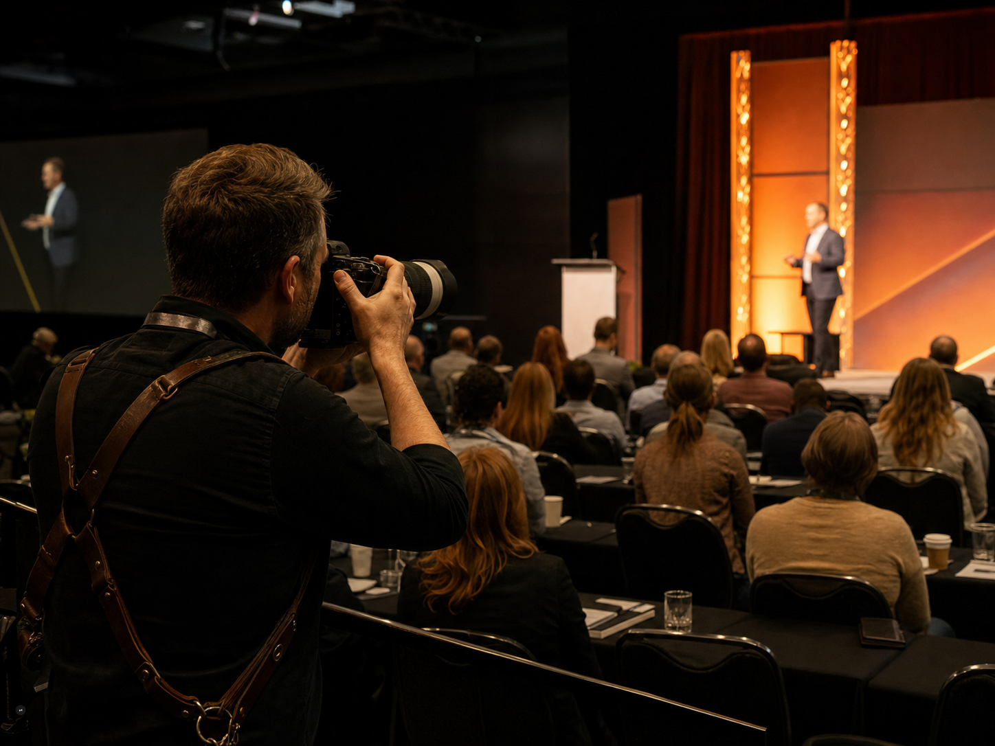 Photographe couvrant un événement corporate et une conférence professionnelle à Nancy